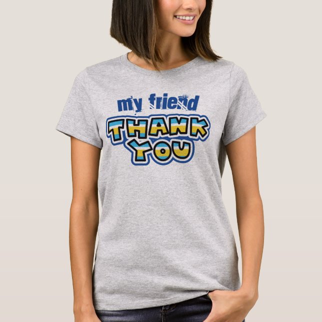 Thank you clipart T-Shirt (Vorderseite)