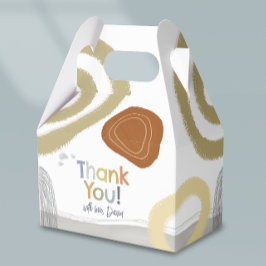 Thank You Colorful Modern Birthday boy Favor Box Geschenkschachtel