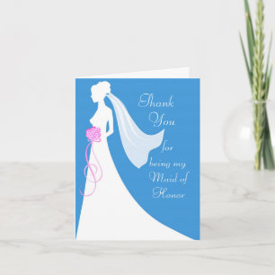Thank you for being my Maid of Honor Dankeskarte