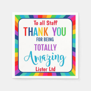 Thank you for being totally awesome serviette