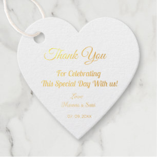 Thank You For Celebrating with us Wedding Geschenkanhänger