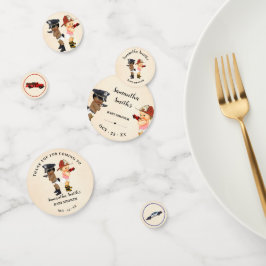 Thank You for Coming Little Recruit Baby Shower Konfetti