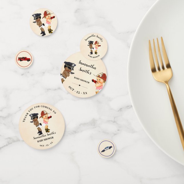 Thank You for Coming Little Recruit Baby Shower Konfetti (Gruppe)