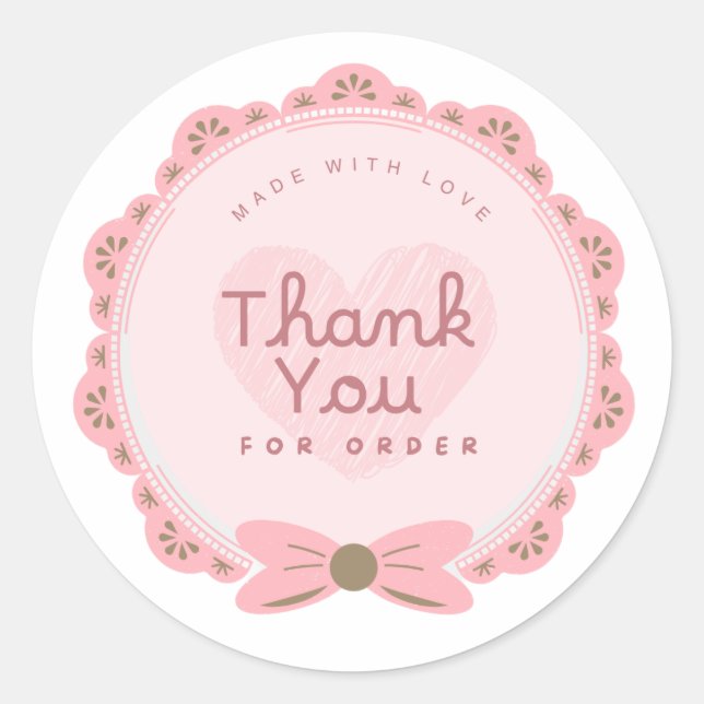 Thank You For Order Sticker (Vorderseite)