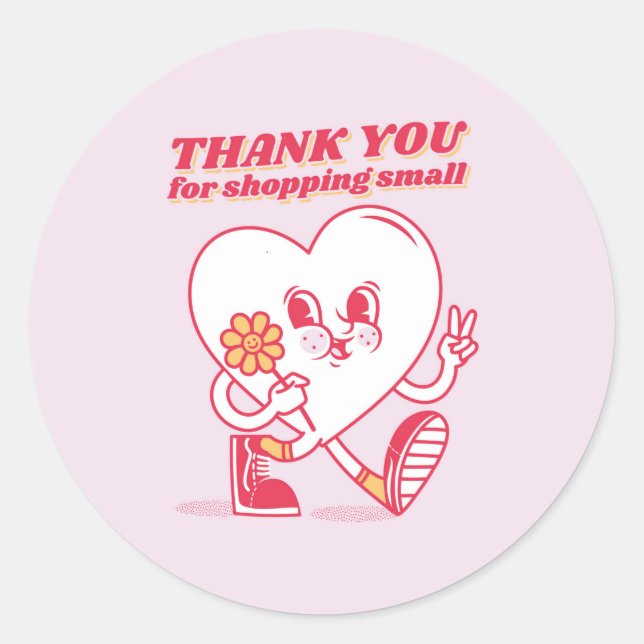 Thank you for shopping small sticker (Vorderseite)