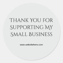Thank You for Supporting My Small Business