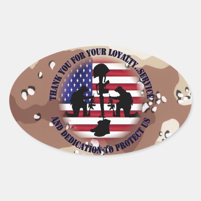 Thank you for your Loyalty ....... Ovaler Aufkleber (Vorderseite)