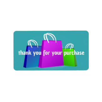 Thank You for your Purchase Labels Adressaufkleber