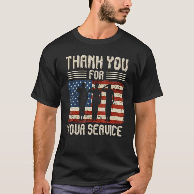 Thank you for your services Patriotic - veterans d T-Shirt (Vorderseite)