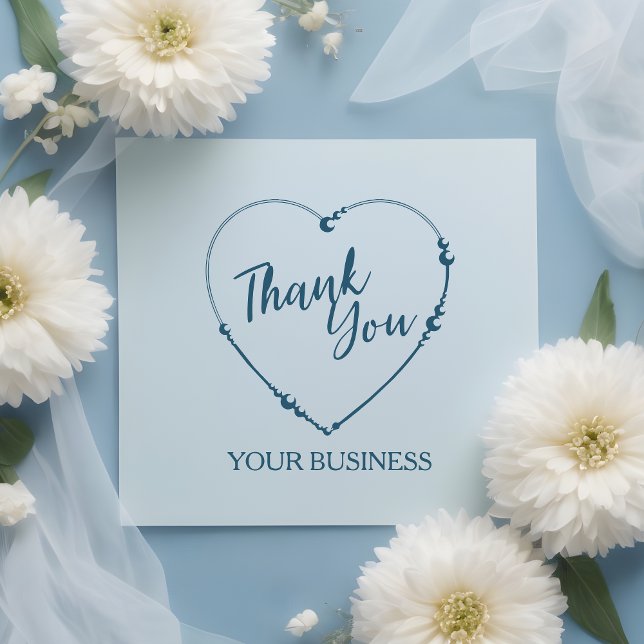 Thank You Heart Design For Artisan Items Gummistempel (Thank You Heart Design For Artisan Items Rubber Stamp.)