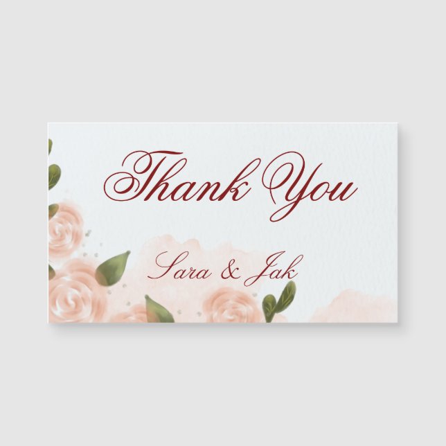 thank you magnetkarte (Vorderseite)