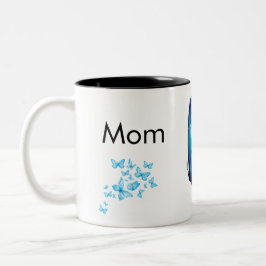 Thank you Mom Mug - Mystery Magic Butterflies Zweifarbige Tasse