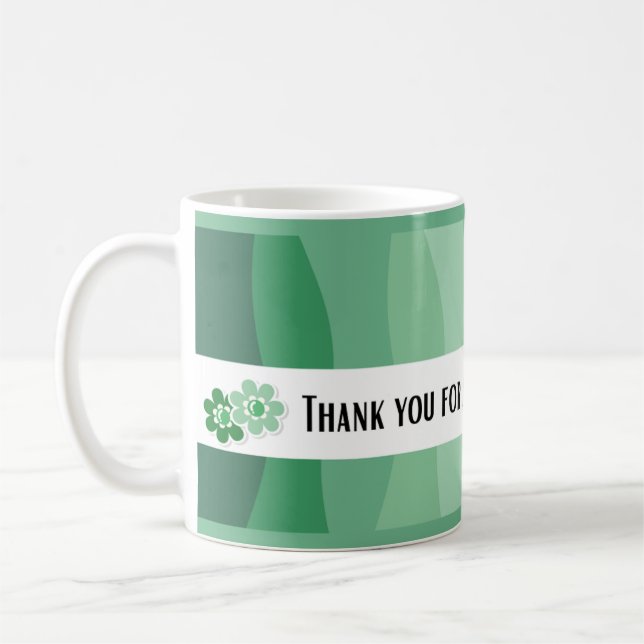 Thank you Nurse - Green Theme Kaffeetasse (Links)