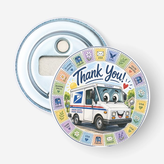 Thank you Postal Workers  Flaschenöffner (Vorderseite)