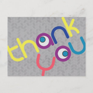 Thank You postcard Postkarte