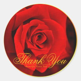Thank You Seal Runder Aufkleber