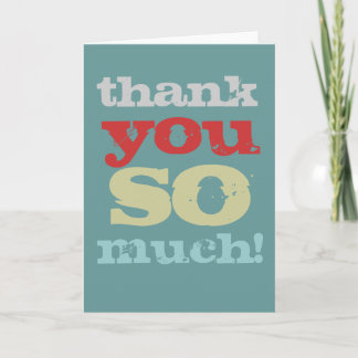 thank you so much card dankeskarte