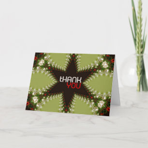 tHANK yOU STaR-Karte Dankeskarte