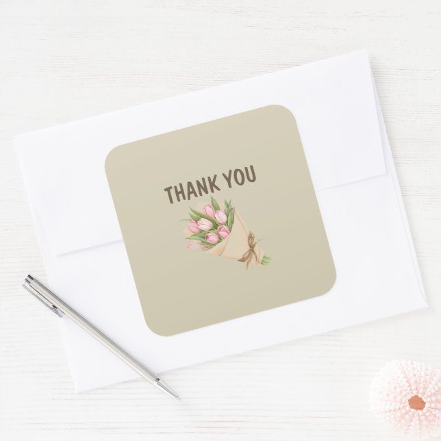 Thank You Sticker – Appreciation & Gratitude (Umschlag)