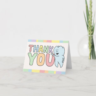 "Thank You" Tooth Card Dankeskarte