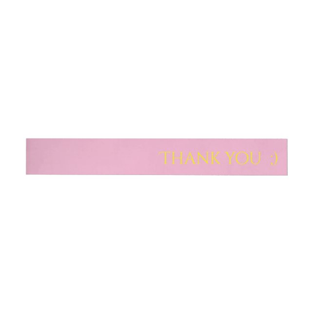 Thank you wraping  label great for seal (Person)