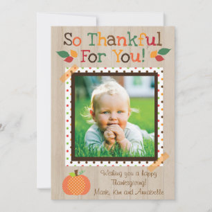 Thankful For You - Fall / Thanksgiving Card Feiertagskarte