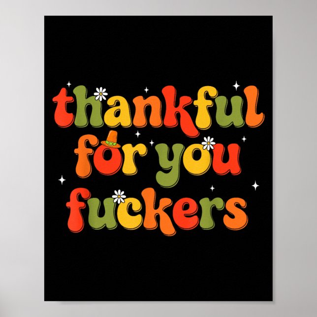 Thankful For You Forers  Poster (Vorne)
