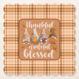 Thankful Gnomes – Autumn Blessings Untersetzer