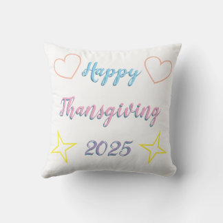 Thankful Grateful Blessed Pillow – Cozy Decor Kissen