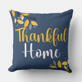 Thankful Home & Loving Roots Reversible Autumn Kissen