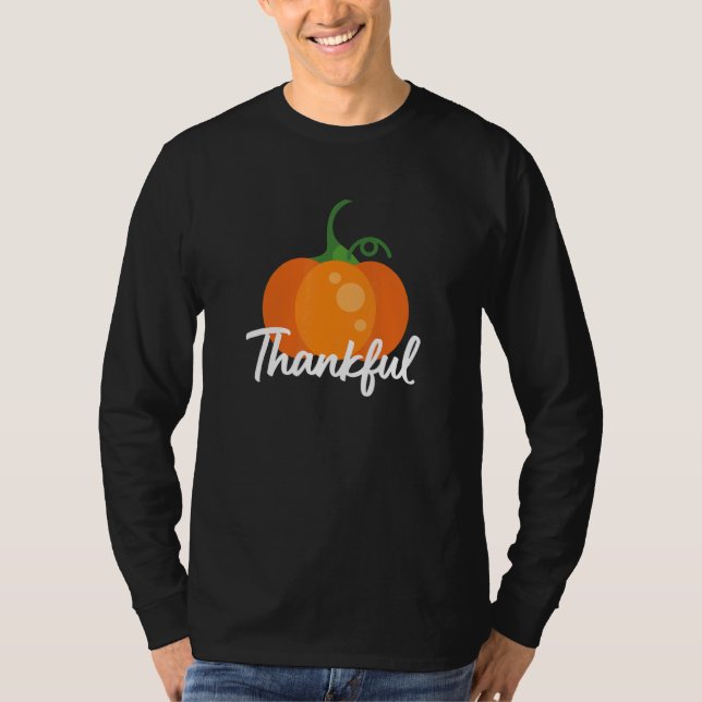 Thankful  Turkey Thanksgiving Day T-Shirt (Vorderseite)
