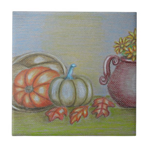 Thankgiving Stillleben Fliese