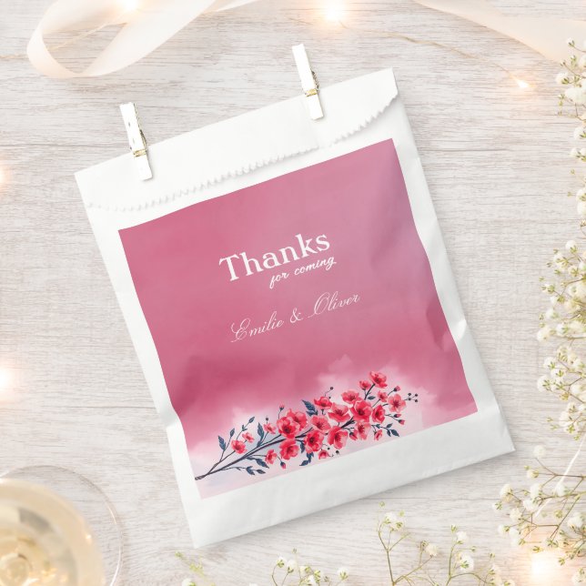 Thanks for coming and your name geschenktütchen (Ausgeschnitten)