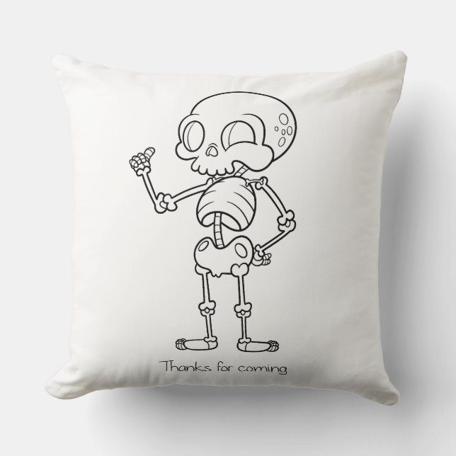 Thanks for coming skull kissen (Vorderseite)