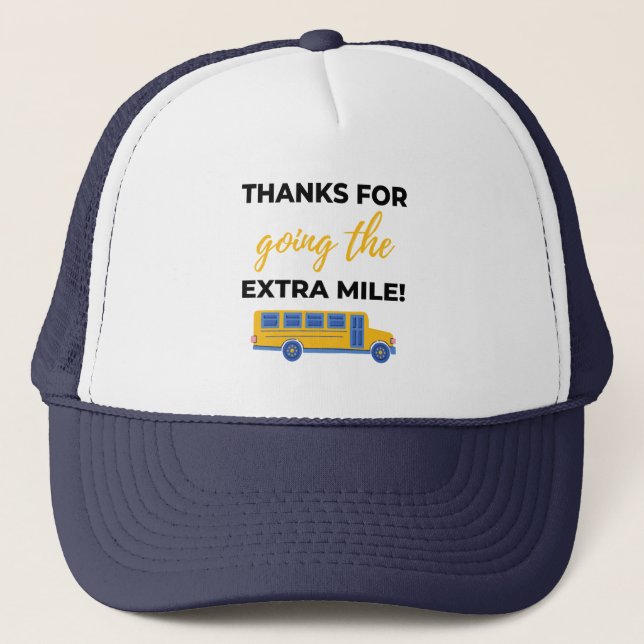 Thanks For Going The Extra Mile bl Truckerkappe (Vorderseite)