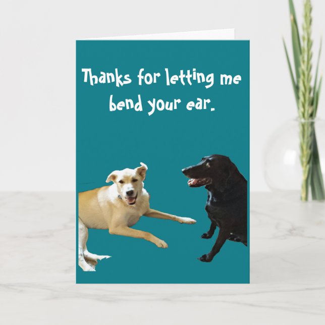 Thanks for the Talk Card Dankeskarte (Vorderseite)