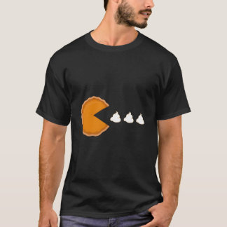 Thanksgiving 2020 Kürbiskuchen-Essen mit Schlagsah T-Shirt