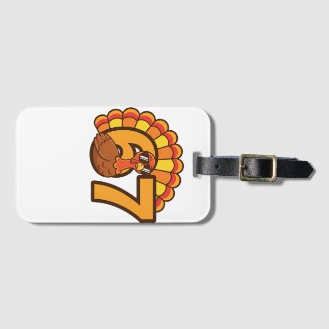 Thanksgiving 67  Retro  Vibes Gepäckanhänger (Vorderseite (Horizontal))