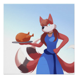 Thanksgiving Anton's Mom Poster