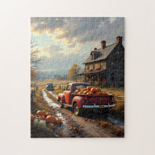 Thanksgiving auf dem Lande Puzzle