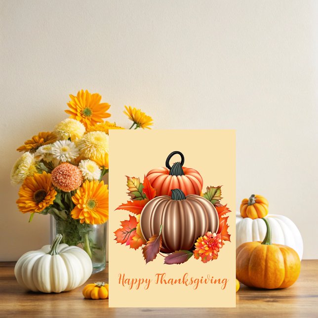 Thanksgiving Autumnal Plenty Karte (Von Creator hochgeladen)