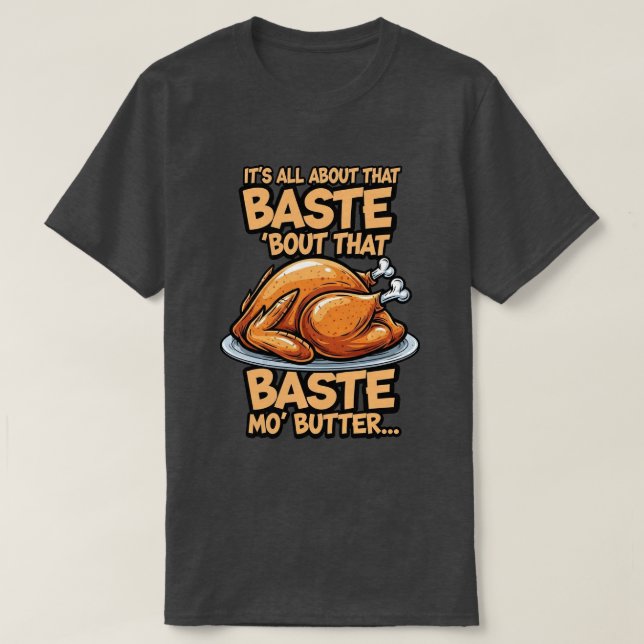 Thanksgiving Basic Dark T-Shirt (Design vorne)