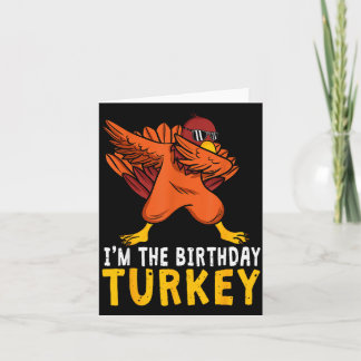 Thanksgiving Birthday Funny Bday Born On Thanksgiv Karte