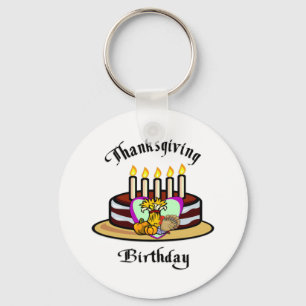 Thanksgiving Birthday Schlüsselanhänger