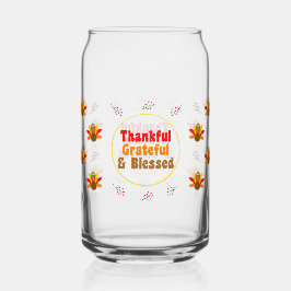 Thanksgiving Can Glass Thanksgiving Home Decor Dosenglas