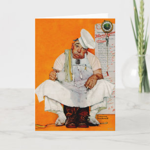 Thanksgiving Day Blues Feiertagskarte