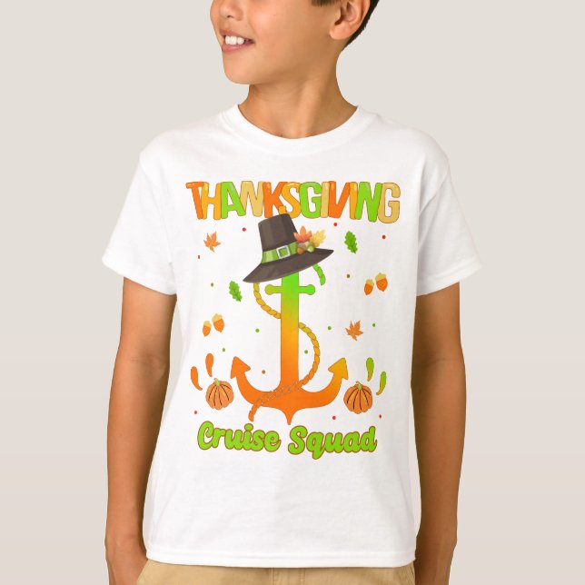 Thanksgiving Day Cruise Squad Travel Vacation T-S T-Shirt (Vorderseite)