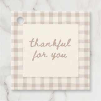 Thanksgiving Favor Gift Tag Geschenkanhänger