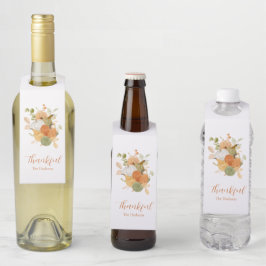 Thanksgiving Flaschenanhänger