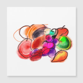 Thanksgiving food magnetkarte